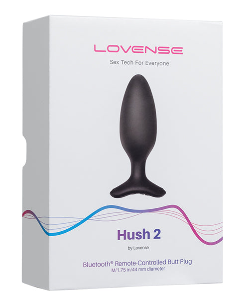 Lovense Lovense Hush 2 1.75" Butt Plug - Black - Image 2