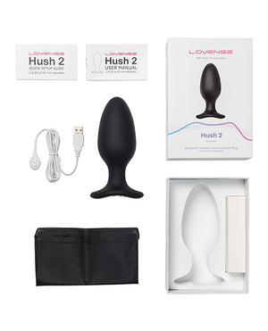 Lovense Lovense Hush 2 2.25" Butt Plug - Black - Image 5