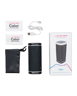 Lovense Lovense Calor Compact Heating Masturbator - Black - Image 4