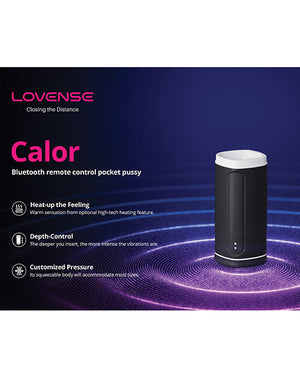 Lovense Lovense Calor Compact Heating Masturbator - Black - Image 5