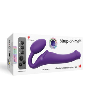 Strap-On-Me Strap On Me Vibrating Bendable Strapless Strap On Medium - Purple - Image 2