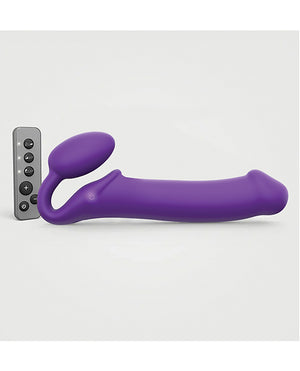 Strap-On-Me Strap On Me Vibrating Bendable Strapless Strap On Xlarge - Purple