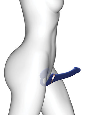 Strap-On-Me Strap On Me Multi Orgasm Bendable Strapless Strap On Small - Night Blue - Image 4