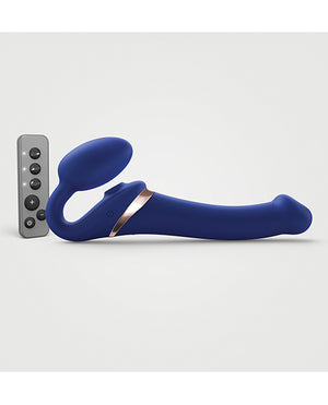 Strap-On-Me Strap On Me Multi Orgasm Bendable Strapless Strap On Medium - Night Blue - Image 2