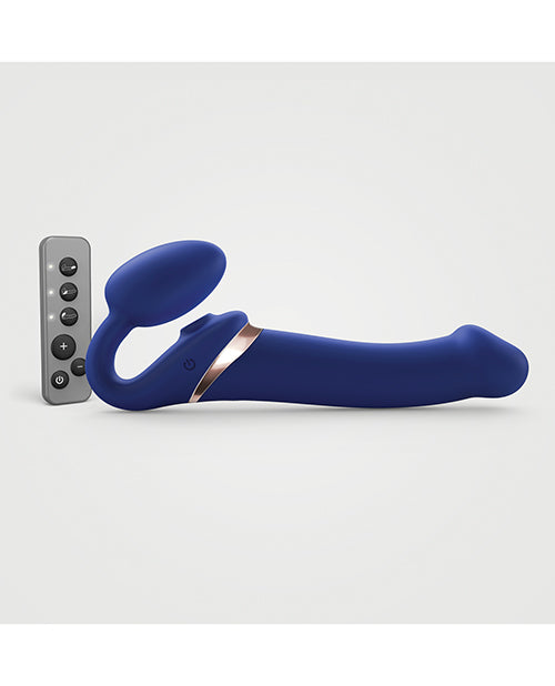 Strap-On-Me Strap On Me Multi Orgasm Bendable Strapless Strap On Large - Night Blue - Image 2