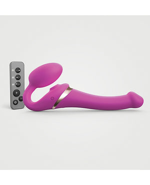 Strap-On-Me Strap On Me Multi Orgasm Bendable Strapless Strap On Small - Fuchsia - Image 2