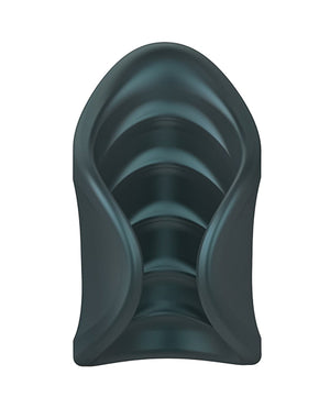 Manwan Manwan Starter Travel Vibrating Masturbator - Pine Grey