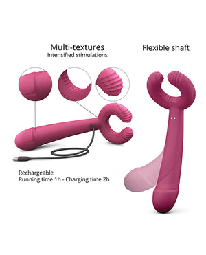 Love to Love Love to Love Please Me Multi-Play Vibrator - Plum Star - Image 4