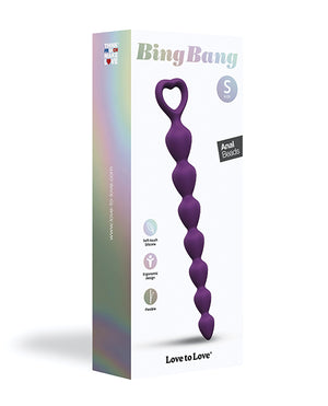 Love to Love Love to Love Bing Bang Anal Beads - Violet Small - Image 3