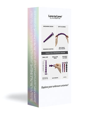Love to Love Love to Love Bing Bang Anal Beads - Violet Small - Image 4