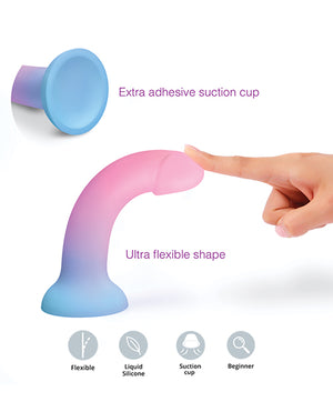 Love to Love Love to Love Curved Suction Cup Dildolls Utopia - Asst Colors - Image 3