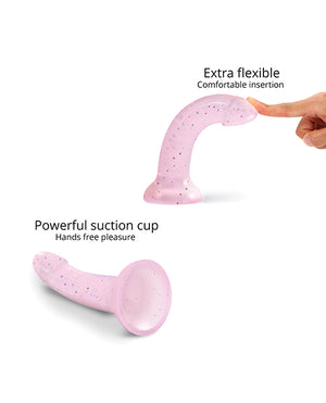 Love to Love Love to Love Curved Suction Cup Dildolls Starlight - Pink - Image 4