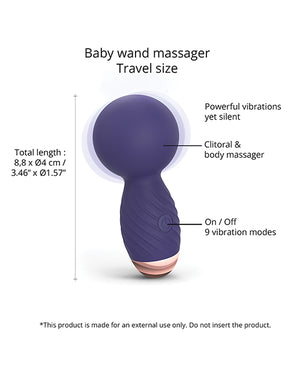 Love to Love Love to Love Itsy Bitsy Mini Wand - Midnight Indigo - Image 3