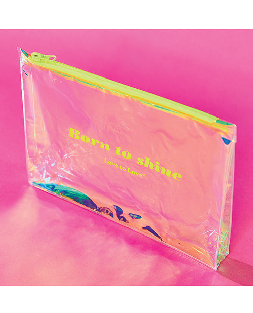 Love to Love Born to Shine Pouch - Acid Yellow - Image 2