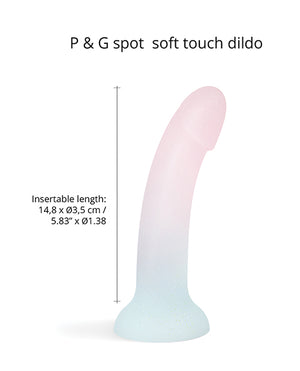 Love to Love Silicone Dildolls Galactica - Unicorn Color w/Glitter - Image 3
