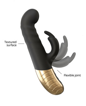 Dorcel Dorcel G-Stormer Thrusting G Spot Rabbit - Black/Gold - Image 5