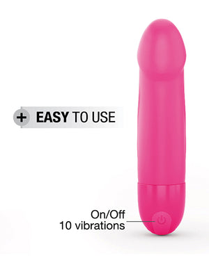 Dorcel Dorcel Real Vibration S 6" Rechargeable Vibrator - Pink