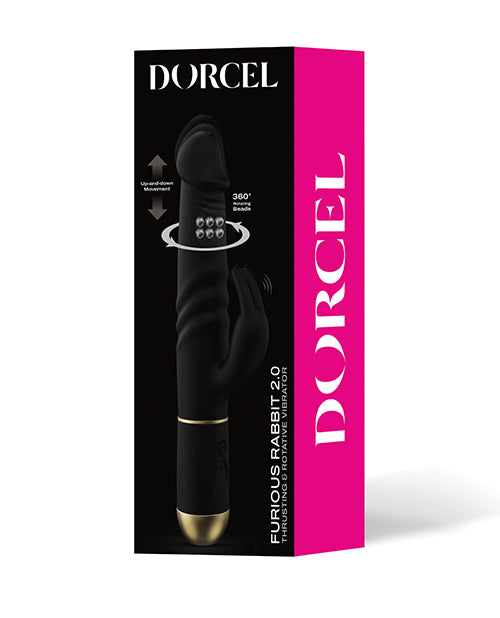 Dorcel Dorcel Thrusting &amp; Spinning Furious Rabbit 2.0 - Black