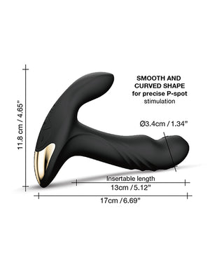 Dorcel Dorcel P-Joy Double Action Prostate Massager - Black - Image 4