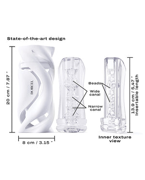 Dorcel Dorcel Deep Blow Masturbator - White - Image 5