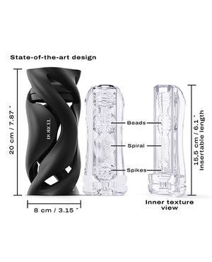 Dorcel Dorcel Deep Blow Masturbator - Black - Image 5