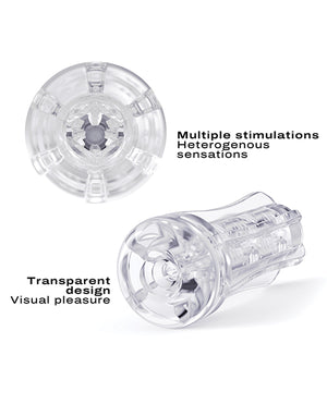 Dorcel Dorcel Deep Blow Multi Sensation Sleeve - Clear - Image 3