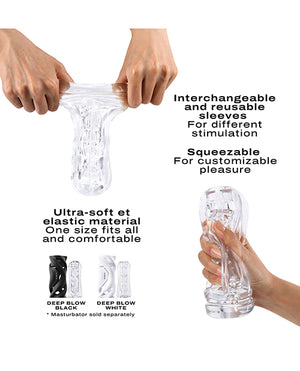 Dorcel Dorcel Deep Blow Multi Sensation Sleeve - Clear - Image 5