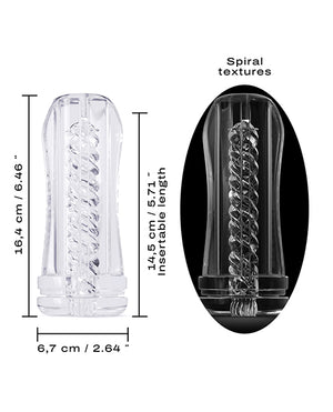 Dorcel Dorcel Deep Blow Tornado Sleeve - Clear - Image 4
