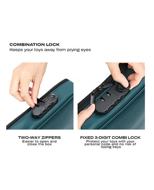 Dorcel Dorcel Lockable Discreet Box - Luxury Green - Image 5