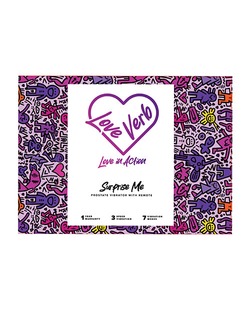 Love Verb Love Verb Surprise Me Copper-Infused Prostate Massager - Lilac - Image 2