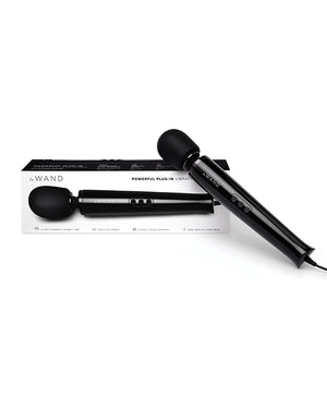 Le Wand Le Wand Powerful Plug-In Vibrating Massager - Black