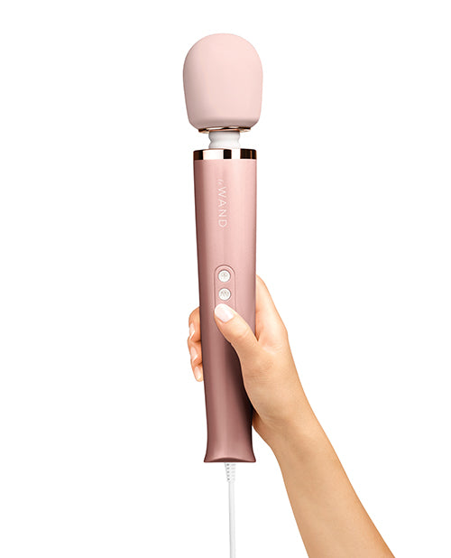 Le Wand Le Wand Powerful Plug-In Vibrating Massager - Rose Gold - Image 2