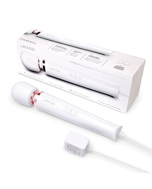 Le Wand Le Wand Powerful Plug-In Vibrating Massager - White - Image 5