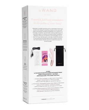Le Wand Le Wand BLEND Double Motor Rabbit Rechargeable Vibrator - Rose Gold - Image 2