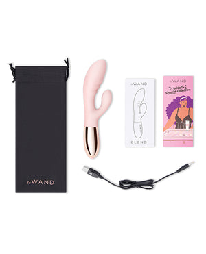 Le Wand Le Wand BLEND Double Motor Rabbit Rechargeable Vibrator - Rose Gold - Image 5