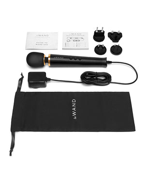 Le Wand Le Wand Powerful Petite Plug-In Vibrating Massager - Black - Image 5