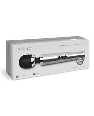 Le Wand Le Wand Die Cast Rechargeable Massager - Silver