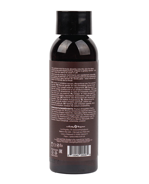 Earthly Body Earthly Body Massage &amp; Body Oil - 2 oz Zen Berry Rose - Image 2