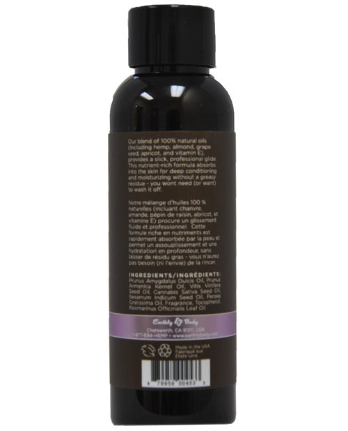 Earthly Body Earthly Body Massage &amp; Body Oil - 2 oz Lavender