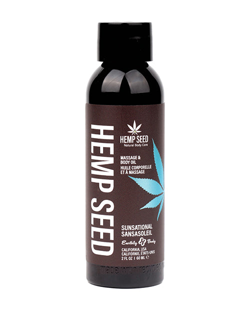 Earthly Body Earthly Body Massage &amp; Body Oil - 2 oz Sunsational