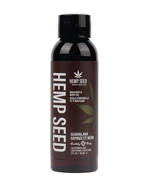 Earthly Body Earthly Body Massage &amp; Body Oil - 2 oz Guavalava