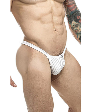 MaleBasics Male Basics Y Buns Thong White Sheer XL - Image 3