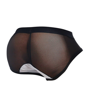 Male Basics MOB Maitre D Brief, Bow & French Cuffs Black/White XL - Image 5