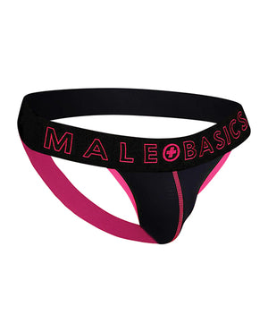 MaleBasics Male Basics Neon Jockstrap Coral LG - Image 4