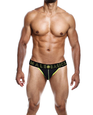 MaleBasics Male Basics Neon Jockstrap Neon Yellow SM - Image 4