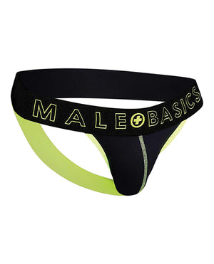 MaleBasics Male Basics Neon Jockstrap Neon Yellow SM - Image 3