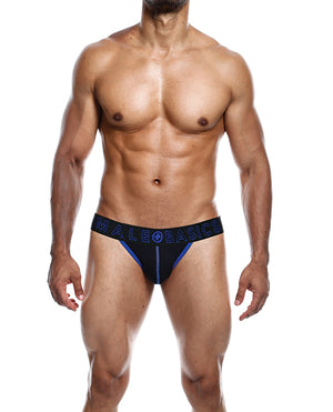 MaleBasics Male Basics Neon Jockstrap Royal SM - Image 4