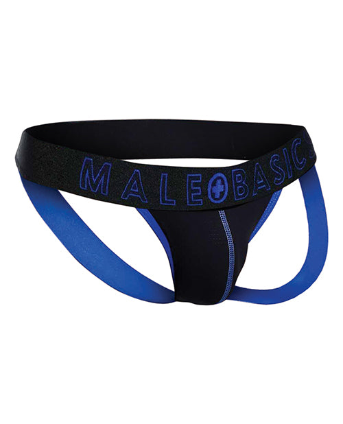 MaleBasics Male Basics Neon Jockstrap Royal SM - Image 2