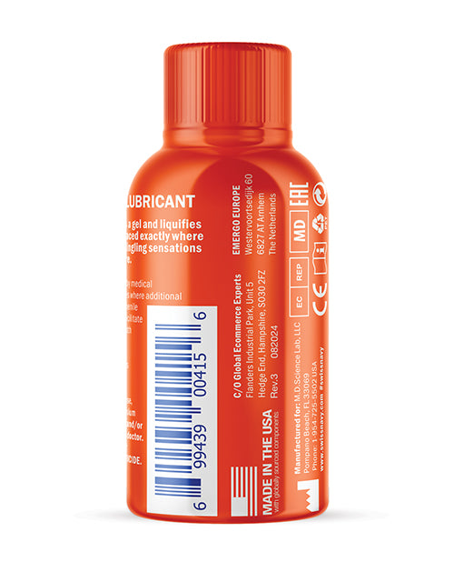 Swiss Navy Swiss Navy Warming Water Based Lubricant - 1 oz - Image 2