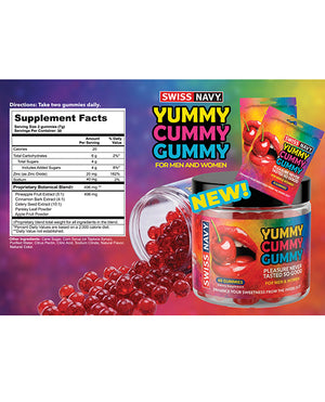 Swiss Navy Yummy Cummy Gummies 4 ct Packet